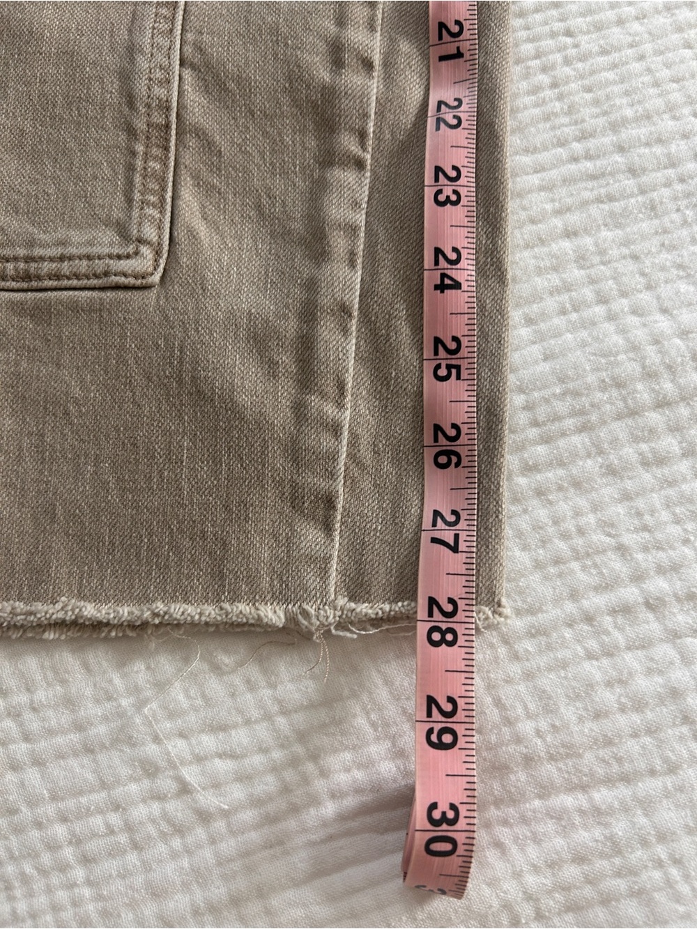 We The Free Risk Taker Mid-Rise Jeans in Taupe Size 25 - Picture 3 of 6